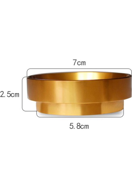 2 Adet Alüminyum Idr Akıllı Dozaj Halkası Bira Kasesi Kahve Tozu Espresso Aracı 51MM Profilter Kahve Sabotaj (Yurt Dışından)