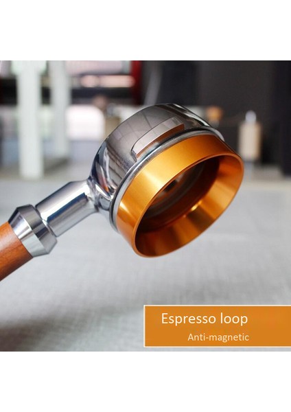 2 Adet Alüminyum Idr Akıllı Dozaj Halkası Bira Kasesi Kahve Tozu Espresso Aracı 51MM Profilter Kahve Sabotaj (Yurt Dışından)