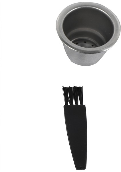 Bakla 100 Mühür Paslanmaz Çelik Doldurulabilir Kahve Kapsülü Yeniden Kullanılabilir Makine Espresso Kahve Makinesi Fincan Filtresi (Yurt Dışından)
