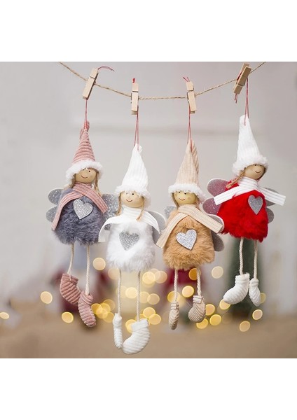 Noel Melek Bebek Kolye Merry Christmas Dekor Ev Için Noel Ağacı Süsleme Noel Hediyeleri 2022 Yeni Yıl (Yurt Dışından)