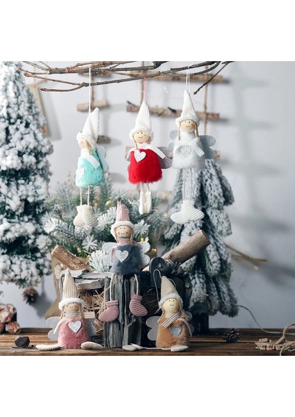 Noel Melek Bebek Kolye Merry Christmas Dekor Ev Için Noel Ağacı Süsleme Noel Hediyeleri 2022 Yeni Yıl (Yurt Dışından)