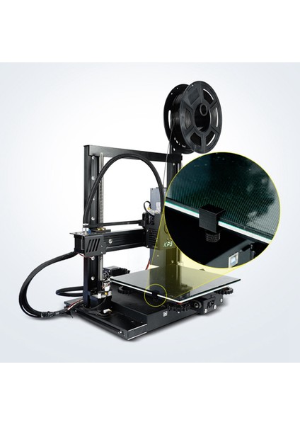 3D Yazıcı Parçaları 4 Adet Cam Heatbed Klip Kelepçe Isıtmalı Yatak Klipleri Alüminyum Alaşımlı Hotbed Yapı Platformu Tutucu (Yurt Dışından)