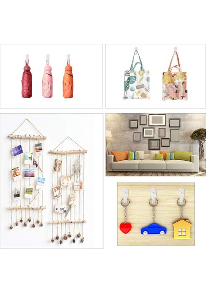 105 Paket Sert Duvar Beton Duvar Için Resim Askıları Fotoğraf Çerçeveleri Alçıpan Kanca Sanat Resim Ekran Askıları Saat Düğün Fotoğrafları Ev Ofis Için Asma Donanım Kiti (Yurt Dışından) indirimleri