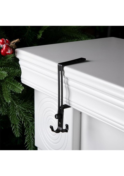 6 Adet Noel Çorabı Tutucular - Ayarlanabilir Şömine Çorabı Askıları - Noel Çorabı Çelenk Kancaları (Yurt Dışından)