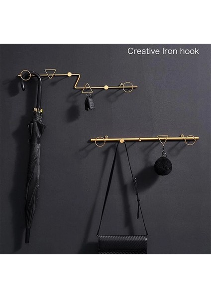 Modern Demir Sanat Depolama Dekorasyon Ceket Kanca Giyim Mağazası Duvar Duvar Kişilik Portmanto-B (Yurt Dışından) indirimleri