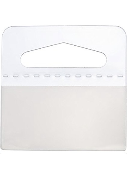 Yapışkanlı Etiket Asmak 1-1 / 2 x 1-1 / 2 Inç Yuvası Ekran Asmak Etiketi Temizle Asmak Etiketi Mağaza Ekranı Için Katlanır Etiketler (1000 Adet) (Yurt Dışından)