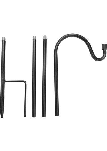Çoban Kancaları Pasa Dayanıklı Bahçe Hissesi Açık Metal Bitki Standı Askı Kuş Besleyici Kutup 80.5X10X1 cm (Yurt Dışından)