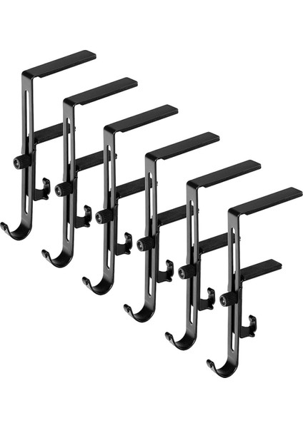 6 Parça Noel Çorabı Tutucular - Ayarlanabilir Noel Metal Kancalar Noel Çorabı Için Çelenk Askısı (Yurt Dışından)