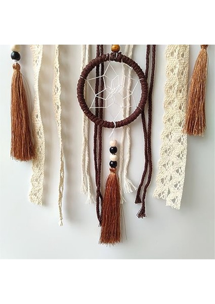 Makrome Dream Catchers Yetişkin Yatak Odası Için El Yapımı Dream Catcher Boho Duvar Asılı Süsleme Zanaat Hediye Duvar Sanatı (Yurt Dışından)