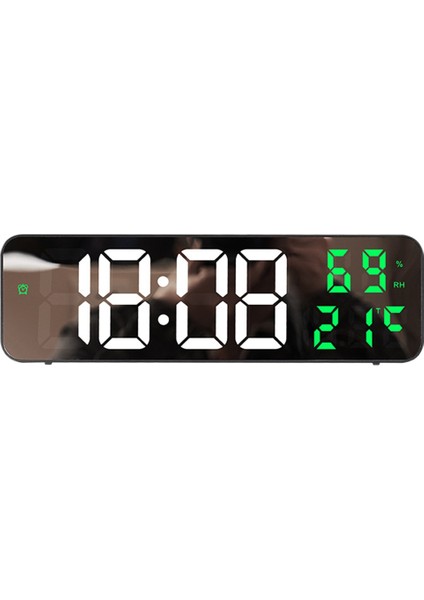 Büyük Ekranlı Dijital LED Çalar Saat Dijital Ekran Saat Sıcaklık Göstergesi Saat Oturma Odası Dekoratif Saat Için (Yurt Dışından)