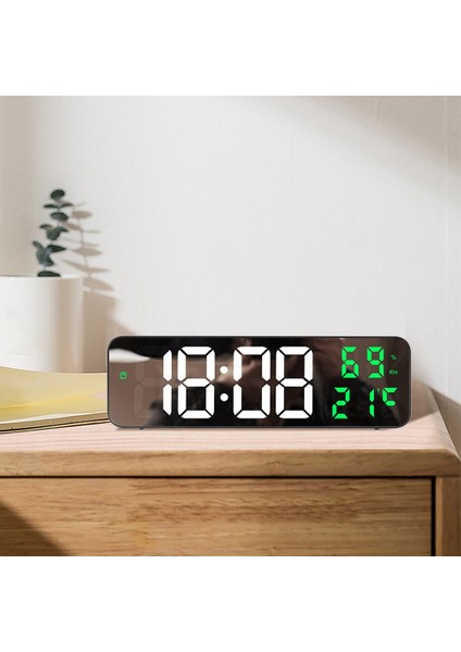 Büyük Ekranlı Dijital LED Çalar Saat Dijital Ekran Saat Sıcaklık Göstergesi Saat Oturma Odası Dekoratif Saat Için (Yurt Dışından) fiyatları