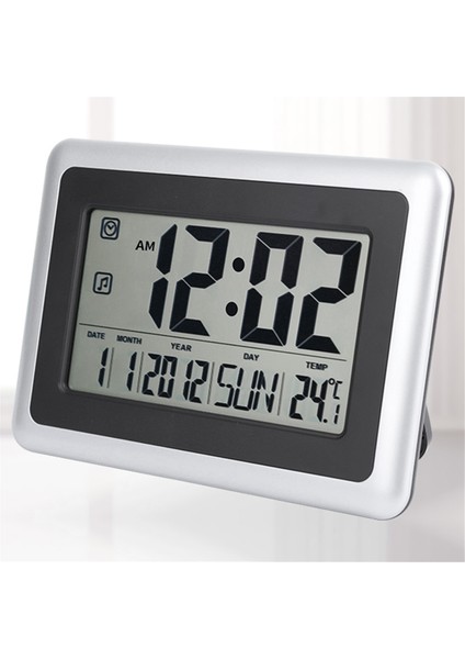 Takvim ve Sıcaklık Özellikli Dijital Saat, Ekstra Haneli LCD Ekranlı Çalar Saat, Okunması ve Ayarlanması Kolay (Yurt Dışından)