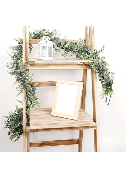 Yapay Okaliptüs Çelenk 8 Paket Okaliptüs Yeşillik Çelenk Sahte Asılı Bitkiler Sarmaşıklar, 6 Ayak/ıplikçik Dekor Için (Yurt Dışından) modelleri