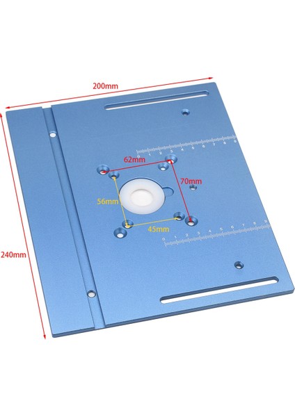 Yönlendirici Masa Ekleme Plakası Ağaç Işleme Düzeltici Elektrikli Ahşap Freze Çevirme Plakası Gönye Ölçer ile Dıy Çalışma Tezgahı Için (Yurt Dışından) fırsatları