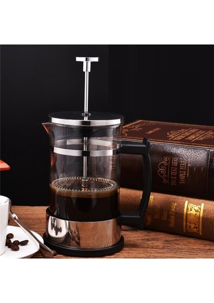 350ML Fransız Basınçlı Kap Cezve Filtresi Demlenmiş Çay Çay Bira Amerikan Kahve Makinesi Basit Basınçlı Kap (Yurt Dışından)