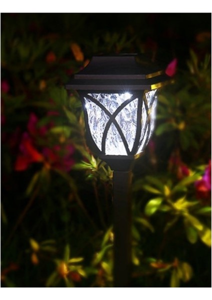 6'lı Paket Solar Izgara Retro LED Kare Plastik Çim Işıkları (Yurt Dışından) fırsatları
