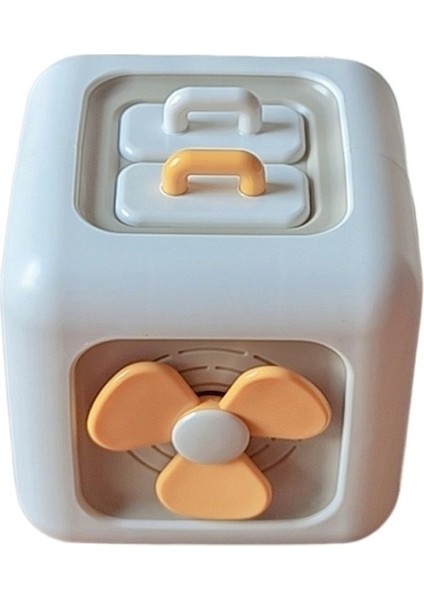 Çocuk Eğitici Meşgul Rubik Küp Topu Bebek 0-3 Yaş Montessori Erken Eğitim Oyuncağı (Yurt Dışından)