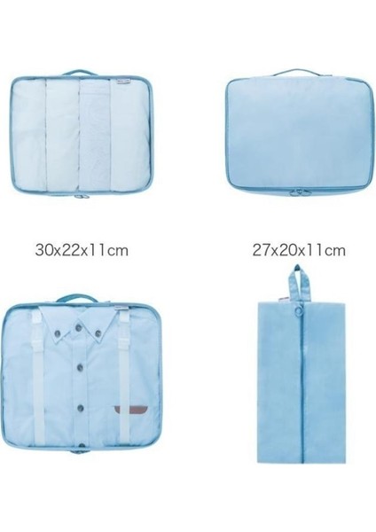 Sekiz Parçalı Bavul Kıyafet Saklama Çantası Seti (Yurt Dışından) fiyatları