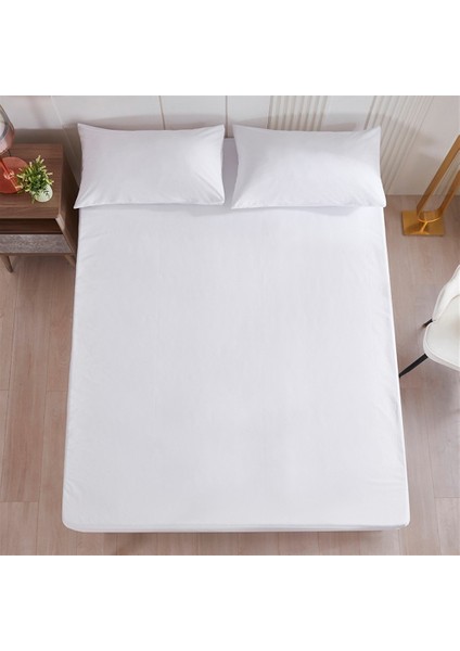 Saf Pamuklu Yatak Koruyucusu Toz Geçirmez Su Geçirmez Yatak Örtüsü (Yurt Dışından) modelleri