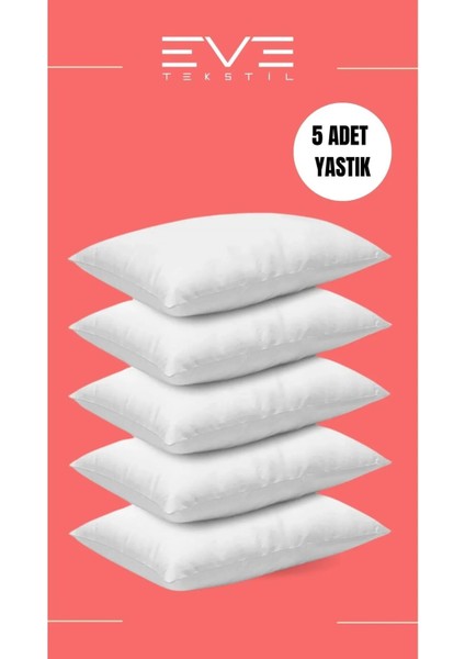 5 Adet Micro Silikon Elyaf Nonwovenyastık 50X70CM 700 gr
