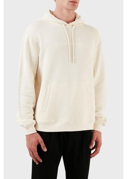 Pamuklu Regular Fit Kapüşonlu Sweat Erkek Sweat 6R1M7U 1J7DZ 0101 fırsatları