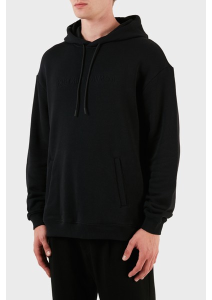 Pamuklu Regular Fit Kapüşonlu Sweat Erkek Sweat 6R1M7U 1J7DZ 0999 modelleri