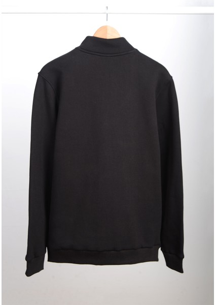 Dik Yaka Fermuarlı Sweatshirt N-Karianda - Siyah fiyatları