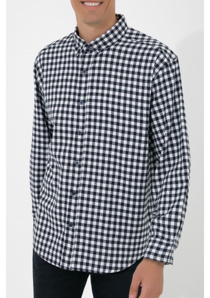 Oversize Oduncu Gömlek N-Bosquedor - Lacivert modelleri