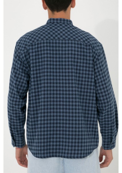 Oversize Oduncu Gömlek N-Bosquedor - İndigo fırsatları