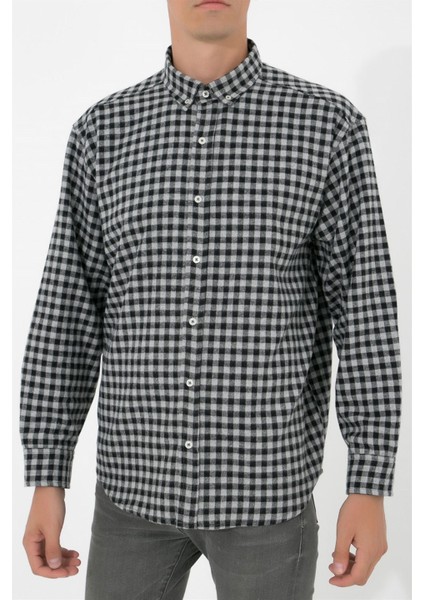 Oversize Oduncu Gömlek N-Bosquedor - Gri modelleri