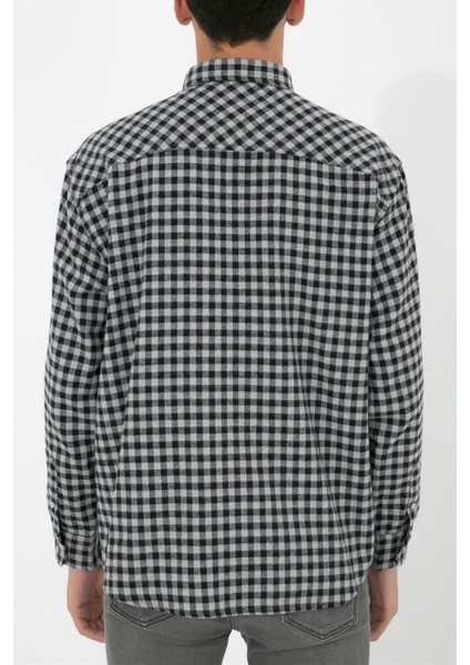 Oversize Oduncu Gömlek N-Bosquedor - Gri fırsatları