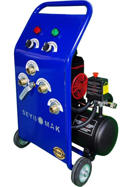 Havalı Petek Temizleme Makinesi Çift Yönlü 1,2 Hp 2100 Devir