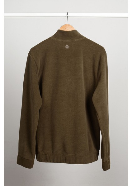 Yarım Fermuarlı Polar N-Cauno - Haki fiyatları