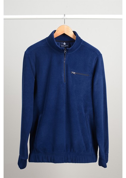 Yarım Fermuarlı Polar N-Cauno - Lacivert