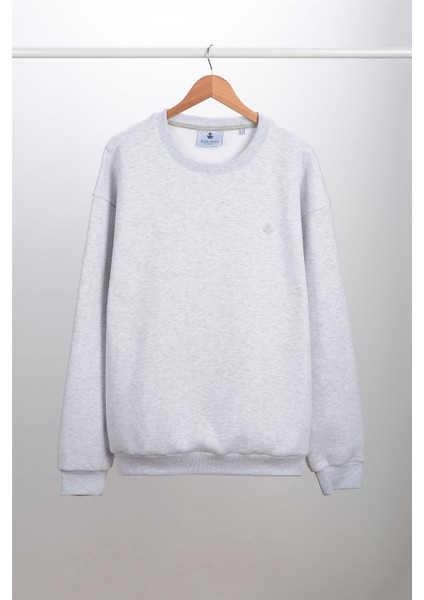 Oversize O-Yaka Sweatshirt N-Alinda - Açık Gri