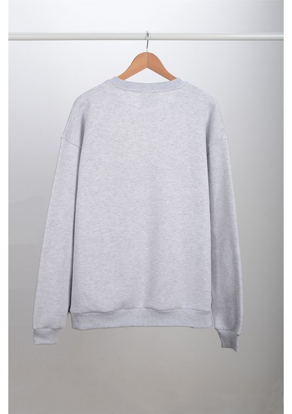 Oversize O-Yaka Sweatshirt N-Alinda - Açık Gri fiyatları