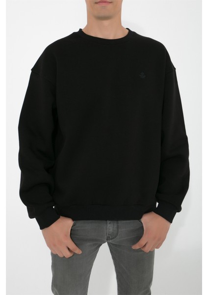 Oversize O-Yaka Sweatshirt N-Alinda - Siyah modelleri