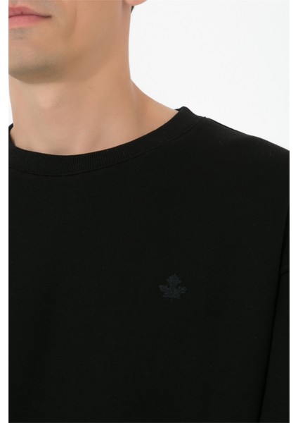 Oversize O-Yaka Sweatshirt N-Alinda - Siyah indirimleri