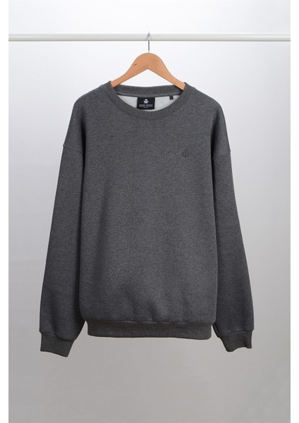 Oversize O-Yaka Sweatshirt N-Alinda - Antrasit