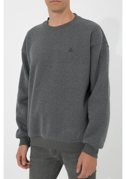 Oversize O-Yaka Sweatshirt N-Alinda - Antrasit modelleri