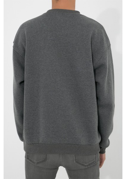 Oversize O-Yaka Sweatshirt N-Alinda - Antrasit fırsatları