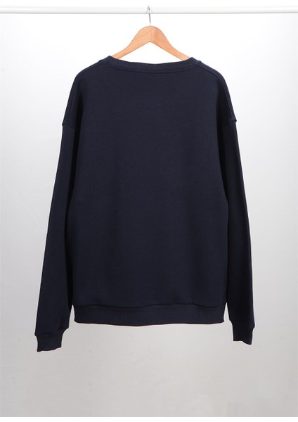 Oversize O-Yaka Sweatshirt N-Alinda - Lacivert fiyatları