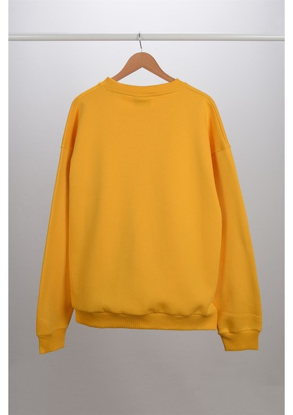 Oversize O-Yaka Sweatshirt N-Alinda - Sarı fiyatları
