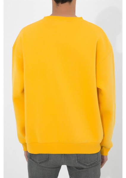 Oversize O-Yaka Sweatshirt N-Alinda - Sarı fırsatları