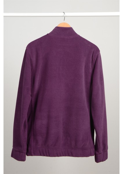 Tam Fermuarlı Polar Ceket N-Alimo - Koyu Mor fiyatları