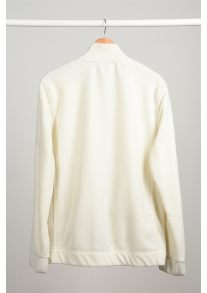 Tam Fermuarlı Polar Ceket N-Alimo - Ekru fiyatları