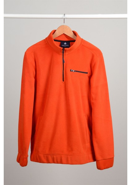 Yarım Fermuarlı Polar N-Cauno - Turuncu