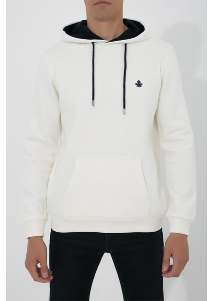 Kapüşonlu Sweatshirt N-Siangela - Ekru modelleri