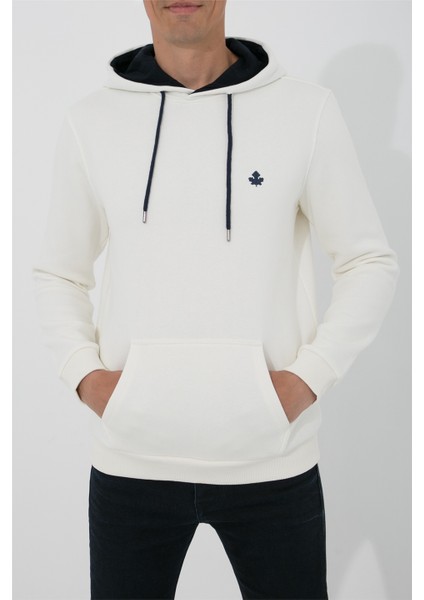 Kapüşonlu Sweatshirt N-Siangela - Ekru indirimleri