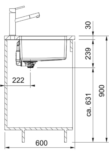 Maris Mrx 110-55 Tezgah Altı Çelik Eviye modelleri
